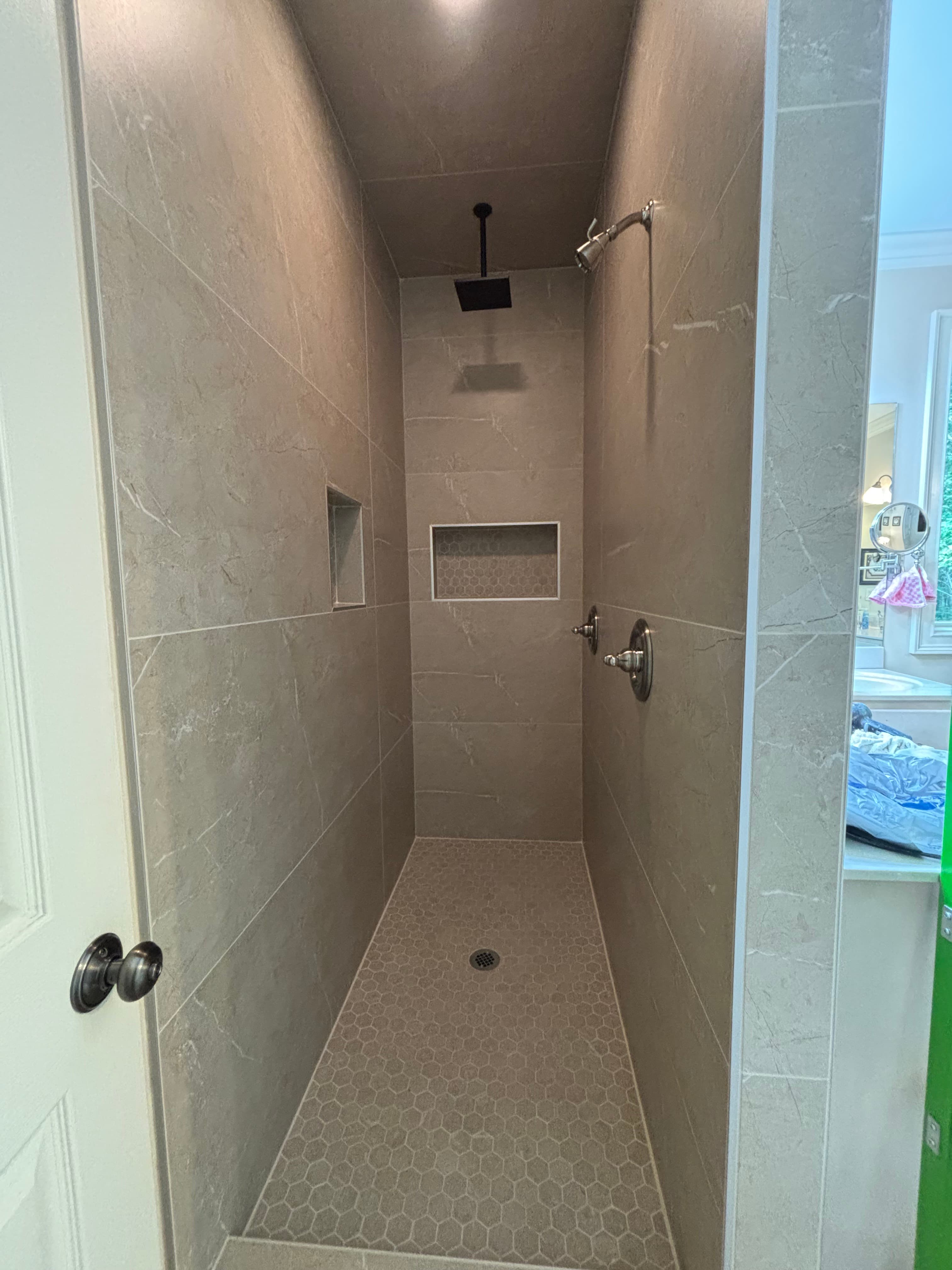 Modern Mosaic Masterpiece & Rainfall Retreat